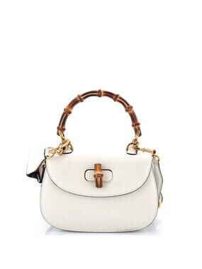 Gucci Bamboo Top Handle Bag Leather #296125G22B